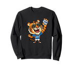 Goal Soccer Tiger Number 9 Football Sweatshirt - Streetwear Style Unisex