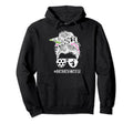 Mom Both Messy Bun Cheerleader Soccer Hoodie - Aesthetic Graphic Men Women