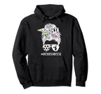 Mom Both Messy Bun Cheerleader Soccer Hoodie - Aesthetic Graphic Men Women