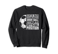 Center Back Brick Wall Position Sweatshirt - Minimalist Print Men Women