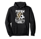 Papaw Birthday Soccer Ball Papaw Leopard Hoodie - Novelty Apparel Unisex