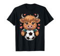 Soccer Cow Just Who Loves Heifer T-Shirt - Novelty Apparel Men Women
