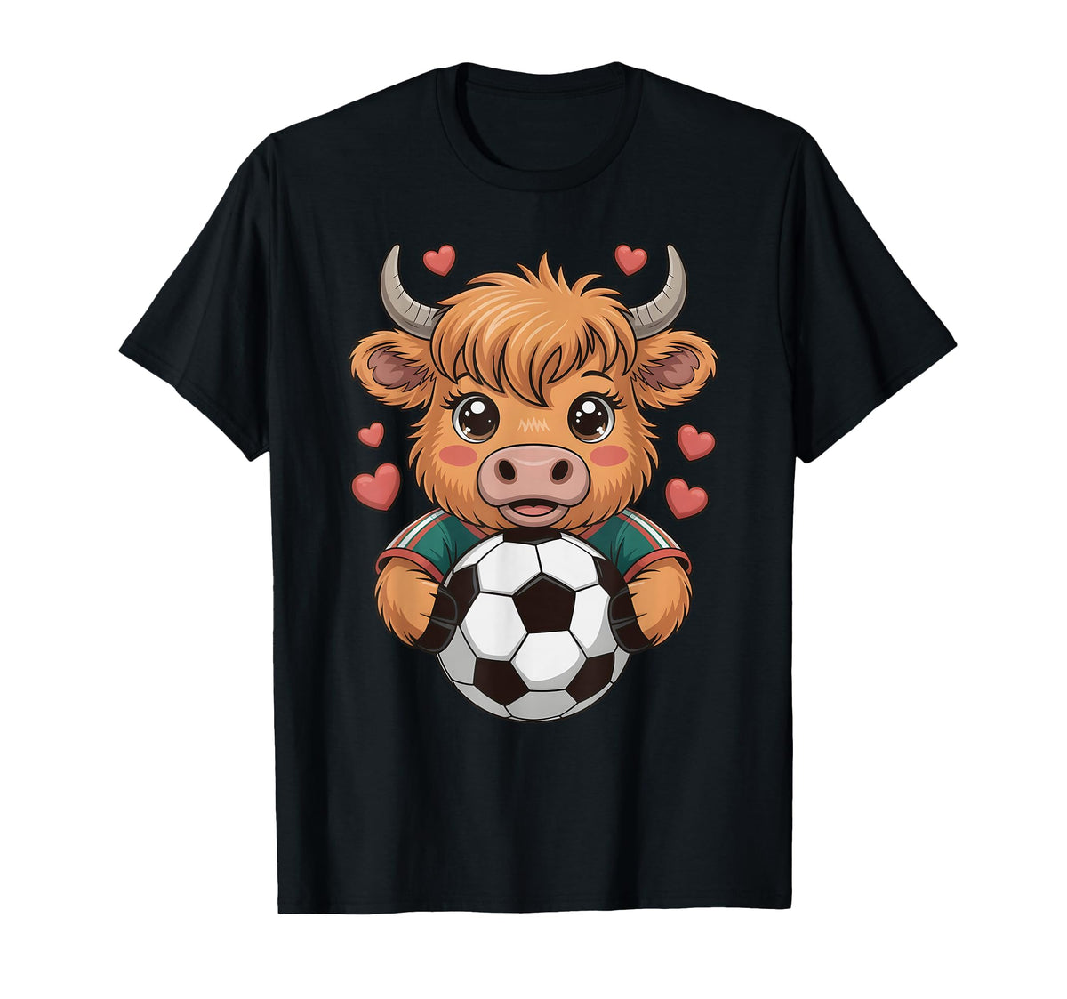 Soccer Cow Just Who Loves Heifer T-Shirt - Novelty Apparel Men Women