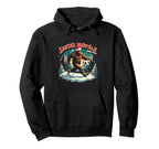 Soccer Midfielder Bigfoot Santas Hoodie - Minimalist Print for Adults