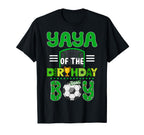 Yaya Birthday Soccer Goal Family T-Shirt - Unique Graphic for Adults