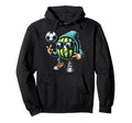 Soccer Melon Sunglasses Summer Vibes Player Hoodie - Trendy Graphic Unisex