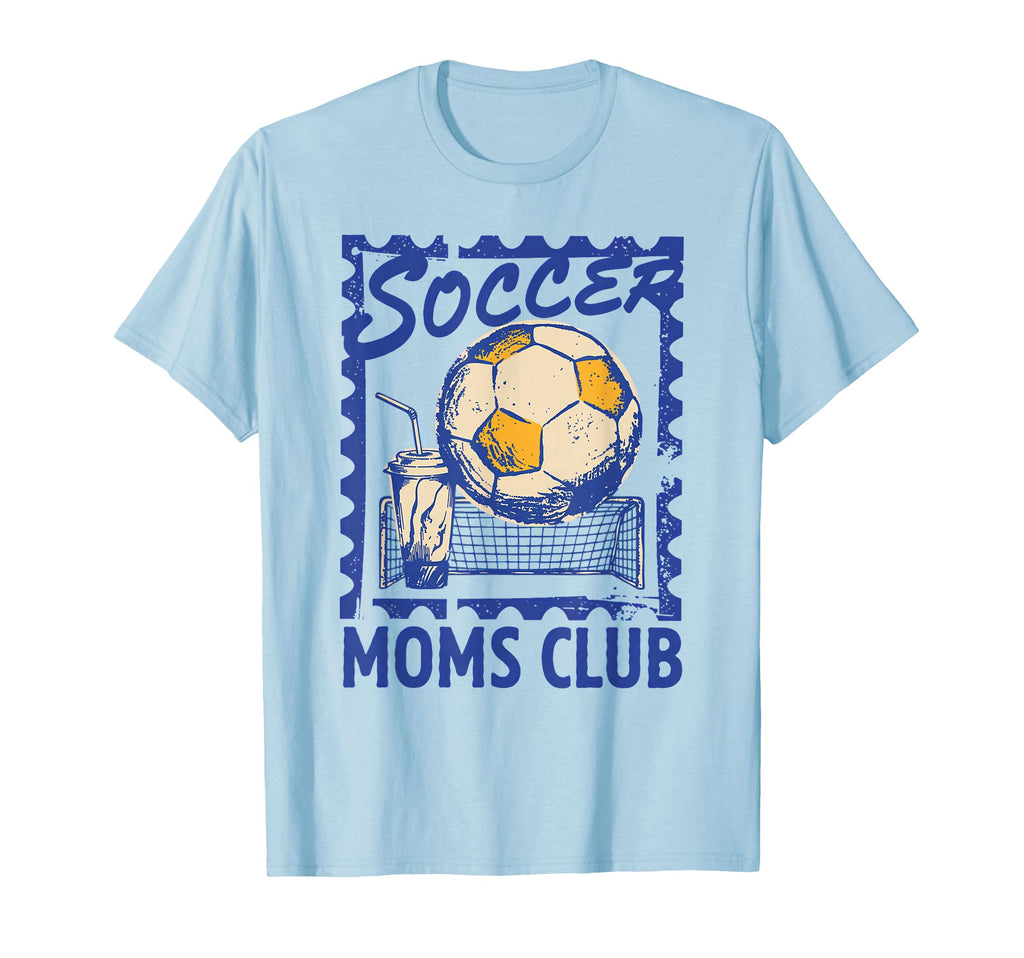 Soccer Football Moms Club Funny Sports T-Shirt - Unique Graphic Men Women