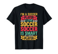 Soccer Lover Im Soccer Player T-Shirt - Minimalist Print for Adults