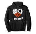 Mom Cubed Mom3 Mom Three Volleyball Hoodie - Unique Graphic Men Women