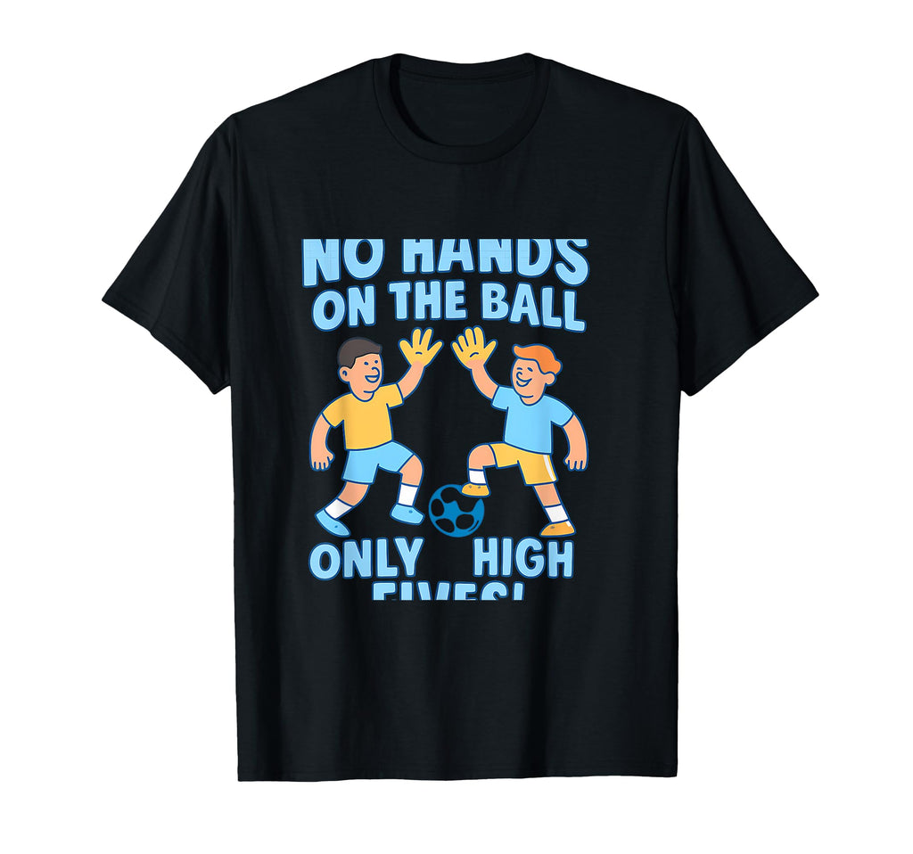 Soccer Fans High Fives Team Spirit T-Shirt - Aesthetic Graphic for Adults