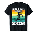 Just Who Loves Soccer Soccer T-Shirt - Graphic Print for Adults