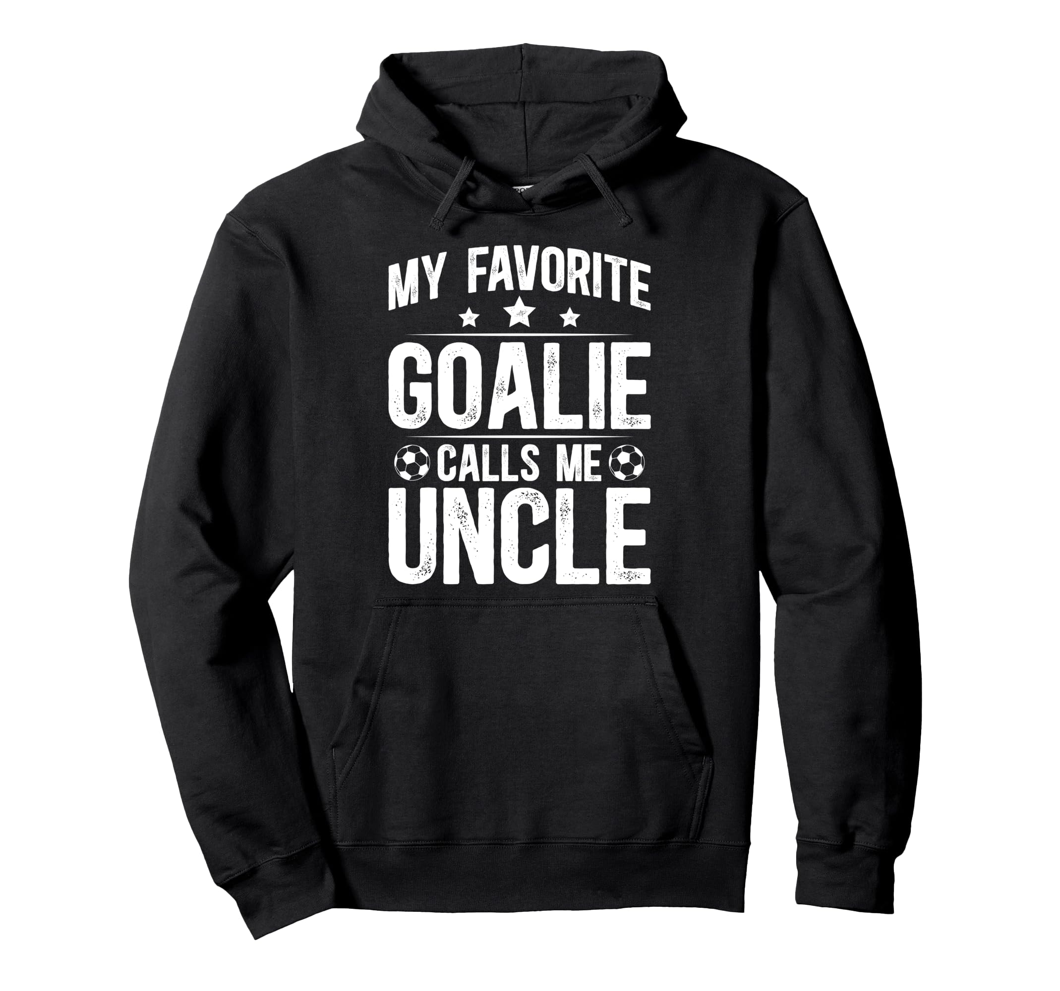 Proud Soccer Goalie Uncle Soccer Keeper Hoodie - Minimalist Print Unisex