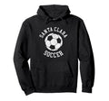Santa Clara Soccer Distressed 90S Hoodie - Custom Art Print Men Women