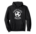 Santa Clara Soccer Distressed 90S Hoodie - Custom Art Print Men Women