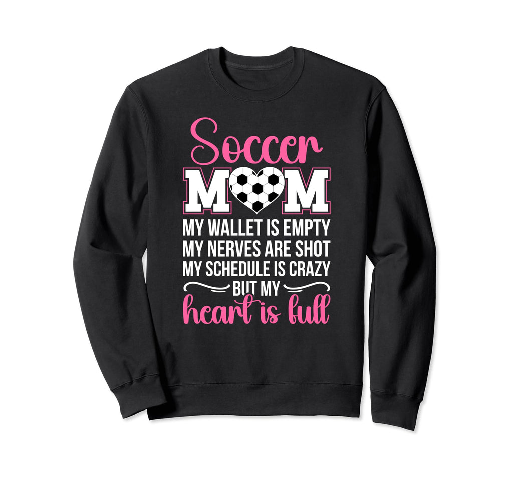 Soccer Mom Soccer Player Mama Proud Sweatshirt - Trendy Graphic for Adults