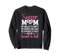 Soccer Mom Soccer Player Mama Proud Sweatshirt - Trendy Graphic for Adults