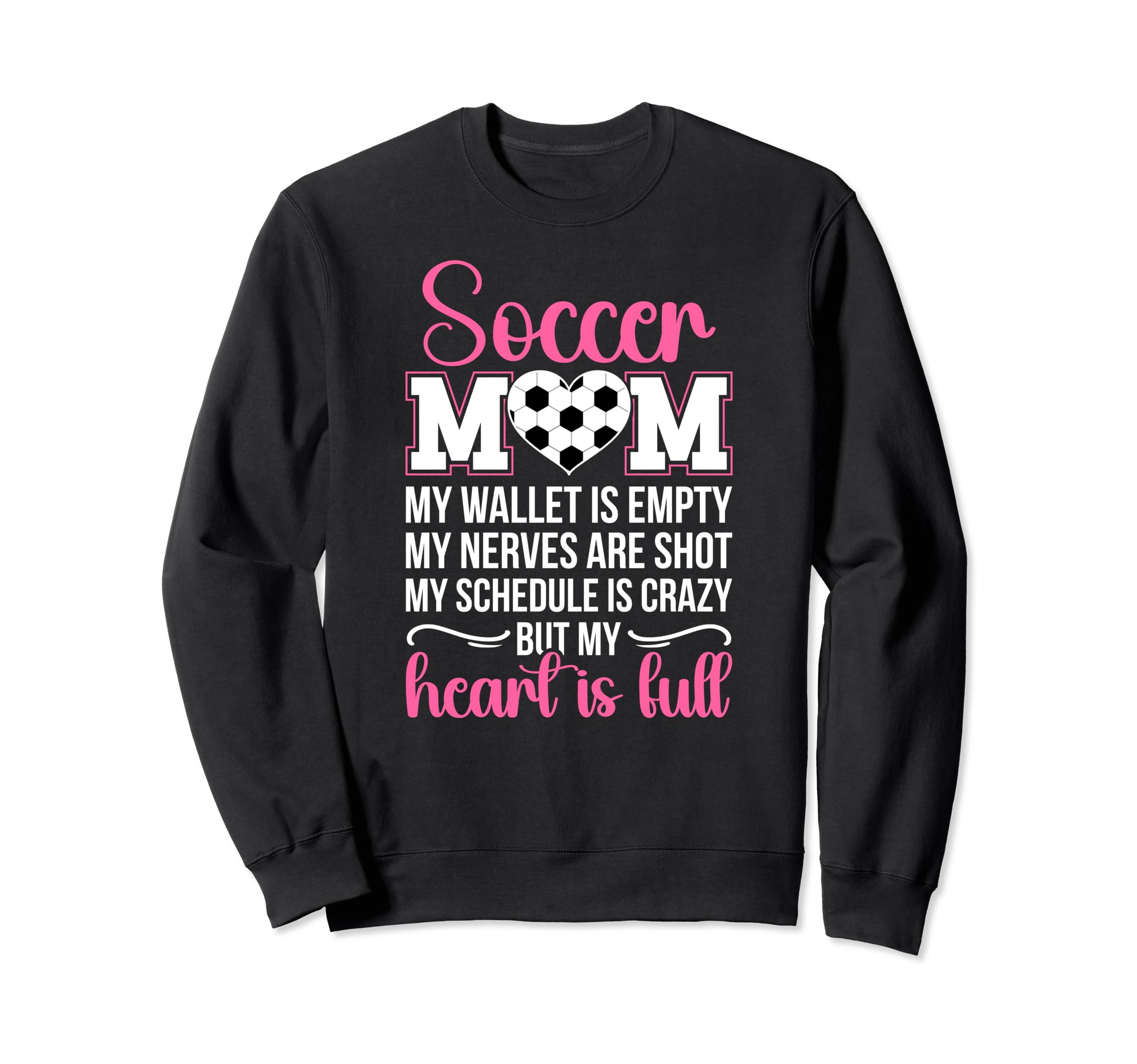 Soccer Mom Soccer Player Mama Proud Sweatshirt - Trendy Graphic for Adults