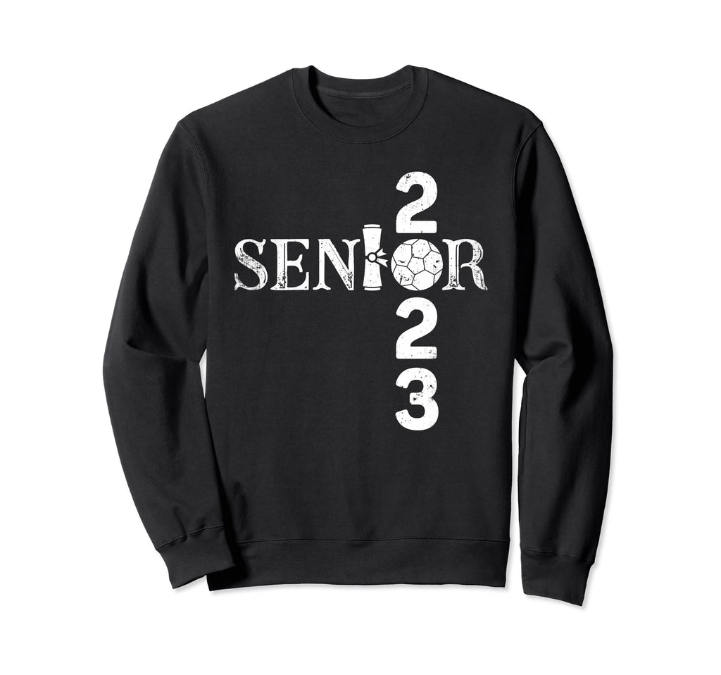 Senior 2023 Soccer Funny Class Sweatshirt - Fun Novelty Design Men Women