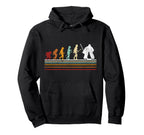 Ice Hockey Goalie Goalkeeper Evolution Hoodie - Custom Art Print for Adults