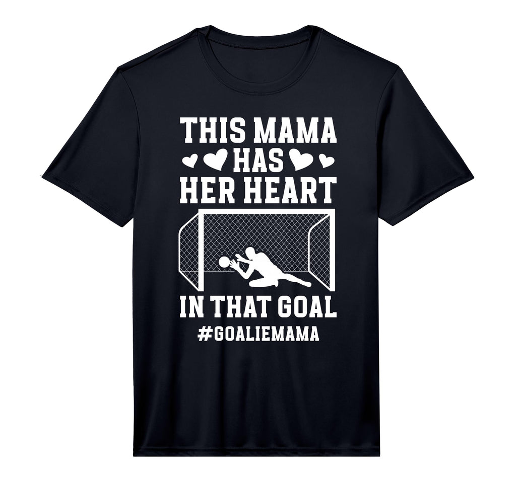Mens Proud Soccer Goalie Mama Soccer T-Shirt - Novelty Apparel Unisex