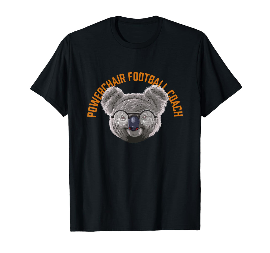 Koalified Powerchair Football Coach T-Shirt - Minimalist Print for Adults