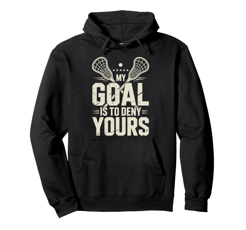 Lacrosse Goalie Lax Goalkeeper Hoodie - Aesthetic Graphic Men Women