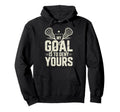 Lacrosse Goalie Lax Goalkeeper Hoodie - Aesthetic Graphic Men Women