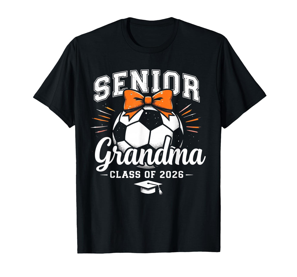 Senior Grandma 2026 Soccer Mama T-Shirt - Trendy Graphic for Adults