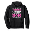 Im Not Yelling This Is My Soccer Mom Voice Hoodie - Minimalist Print Unisex