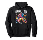 Ice Hockey Goalkeeper Artwork Hockey Hoodie - Novelty Apparel Men Women