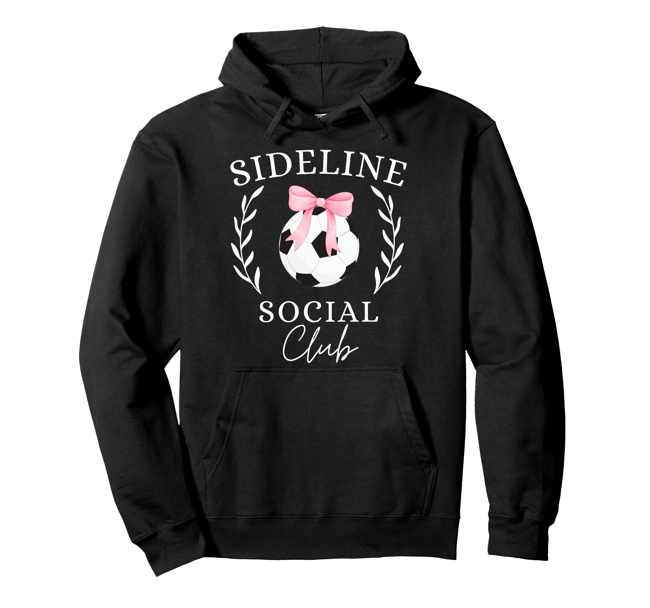 Sideline Social Club Coquette Soccer Mom Hoodie - Trendy Graphic Men Women