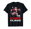 Soccer Pops Claus Family T-Shirt - Casual Everyday Wear for Adults