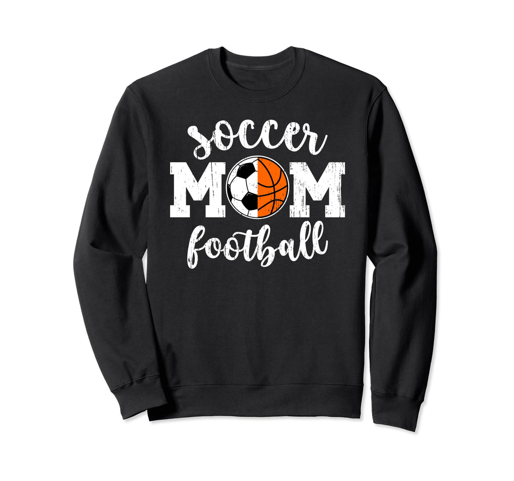 Soccer Basketball Mom Ballers Basketball Sweatshirt - Graphic Print Unisex
