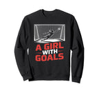 Goal Keeper Designs Soccer Lover Sweatshirt - Fun Novelty Design Unisex