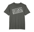 Goal Digger Football Player Sport T-Shirt - Minimalist Print Men Women