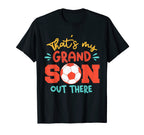 Thats My Grandson Out There Soccer T-Shirt - Minimalist Print Men Women