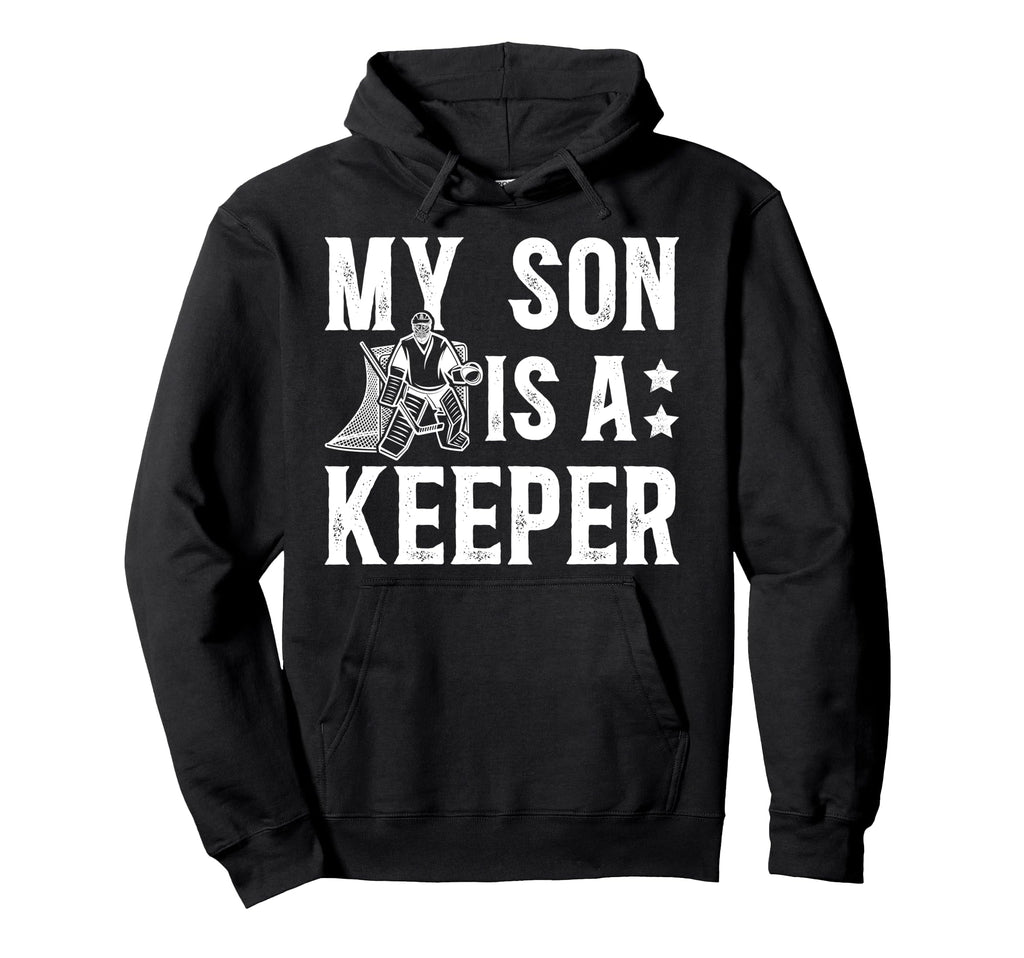 Ice Hockey Keeper Dad Hockey Goalie Hoodie - Casual Everyday Wear Unisex