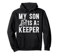 Ice Hockey Keeper Dad Hockey Goalie Hoodie - Casual Everyday Wear Unisex