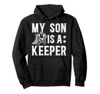 Ice Hockey Keeper Dad Hockey Goalie Hoodie - Casual Everyday Wear Unisex