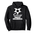 Soccer Great Grandma Heart Funny Hoodie - Aesthetic Graphic for Adults
