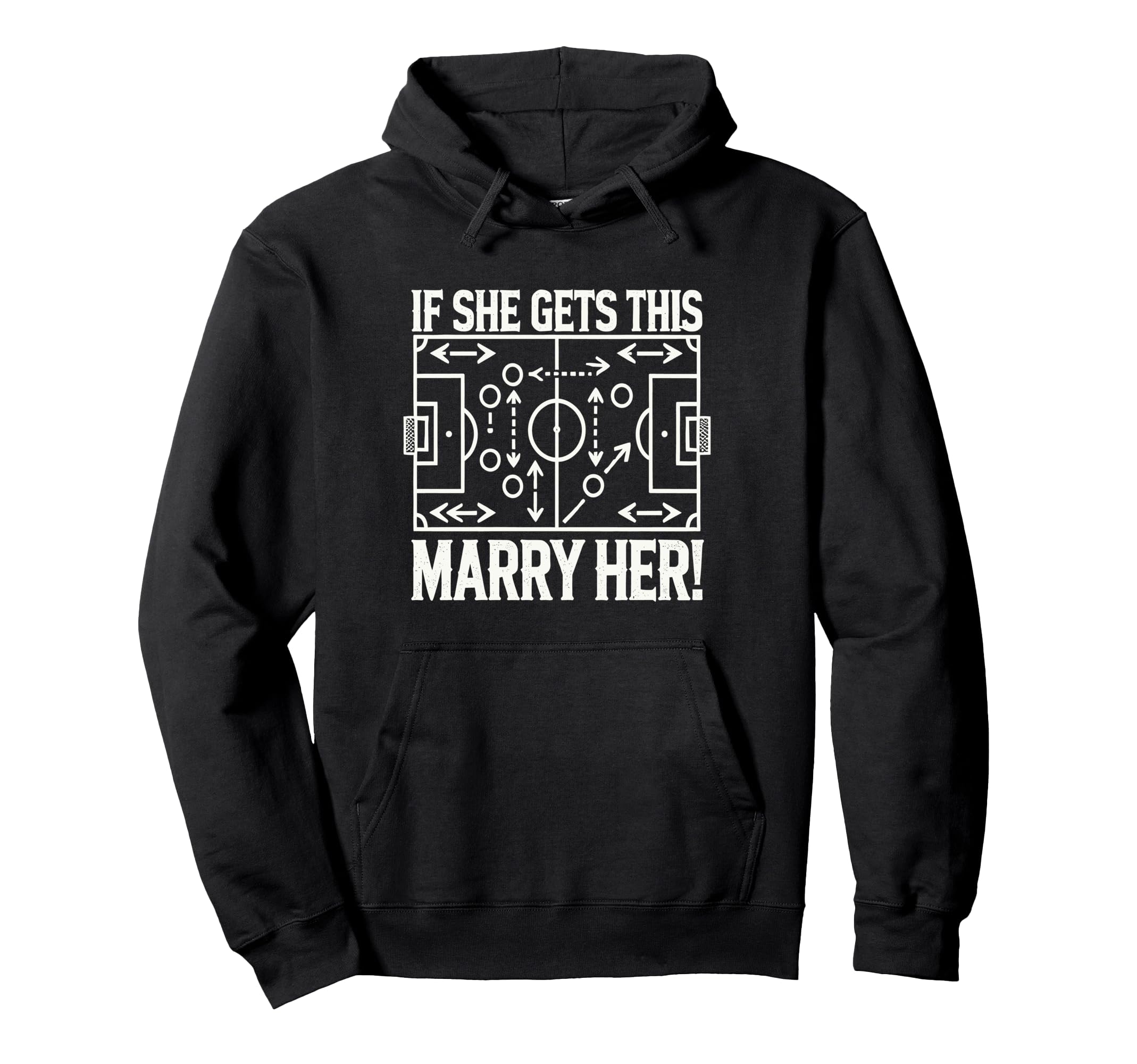 Soccer Goalie Art Gag Soccer Player Hoodie - Trendy Graphic for Adults