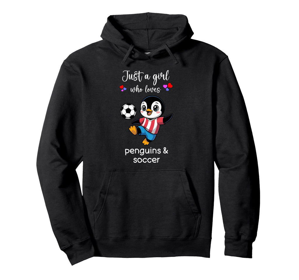 Penguin Soccer Penguin Soccer Hoodie - Fun Novelty Design Unisex