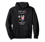 Penguin Soccer Penguin Soccer Hoodie - Fun Novelty Design Unisex