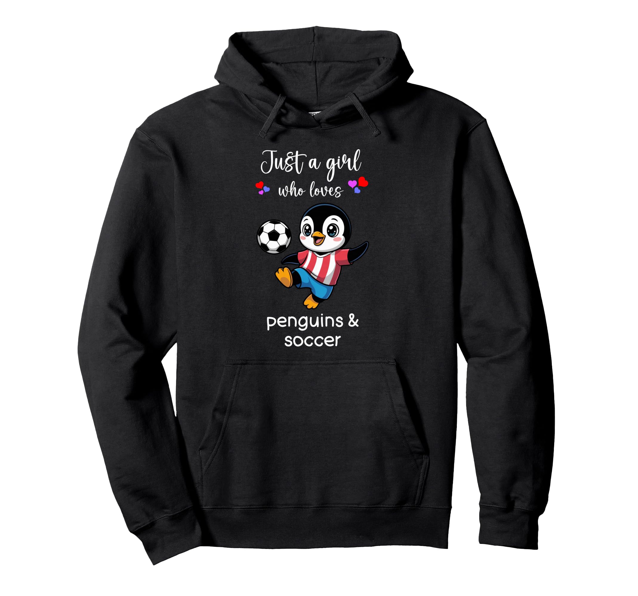 Penguin Soccer Penguin Soccer Hoodie - Fun Novelty Design Unisex