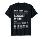 Funny Soccer Mom Mothers Day Football T-Shirt - Novelty Apparel for Adults