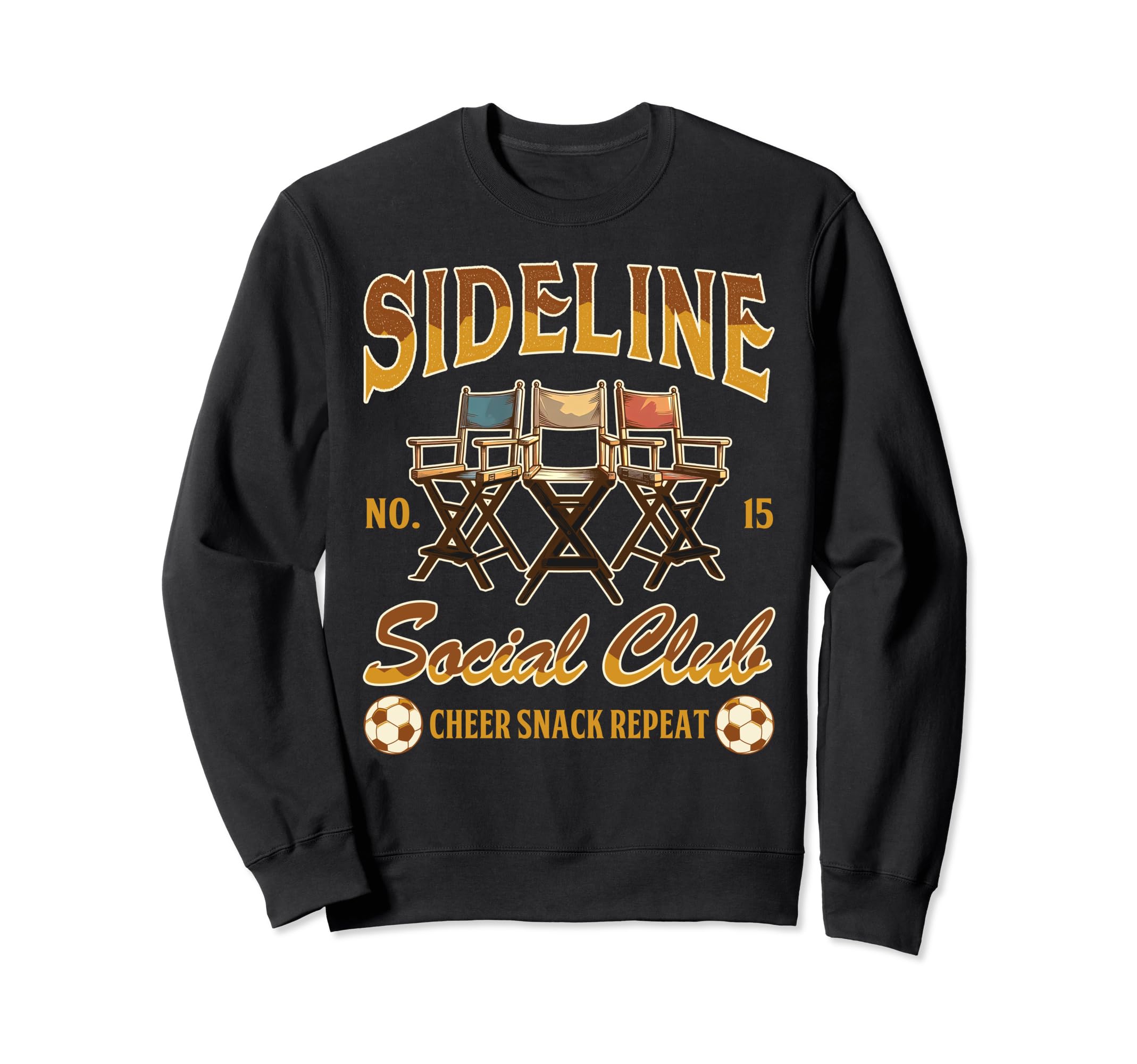 Soccer Mom Family Sideline Sweatshirt - Aesthetic Graphic for Adults