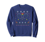 Tennis Racket Ugly Ball Sports Sweatshirt - Unique Graphic for Adults