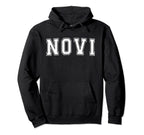 Novi Mi Michigan Usa Sports Varsity Hoodie - Graphic Print for Adults