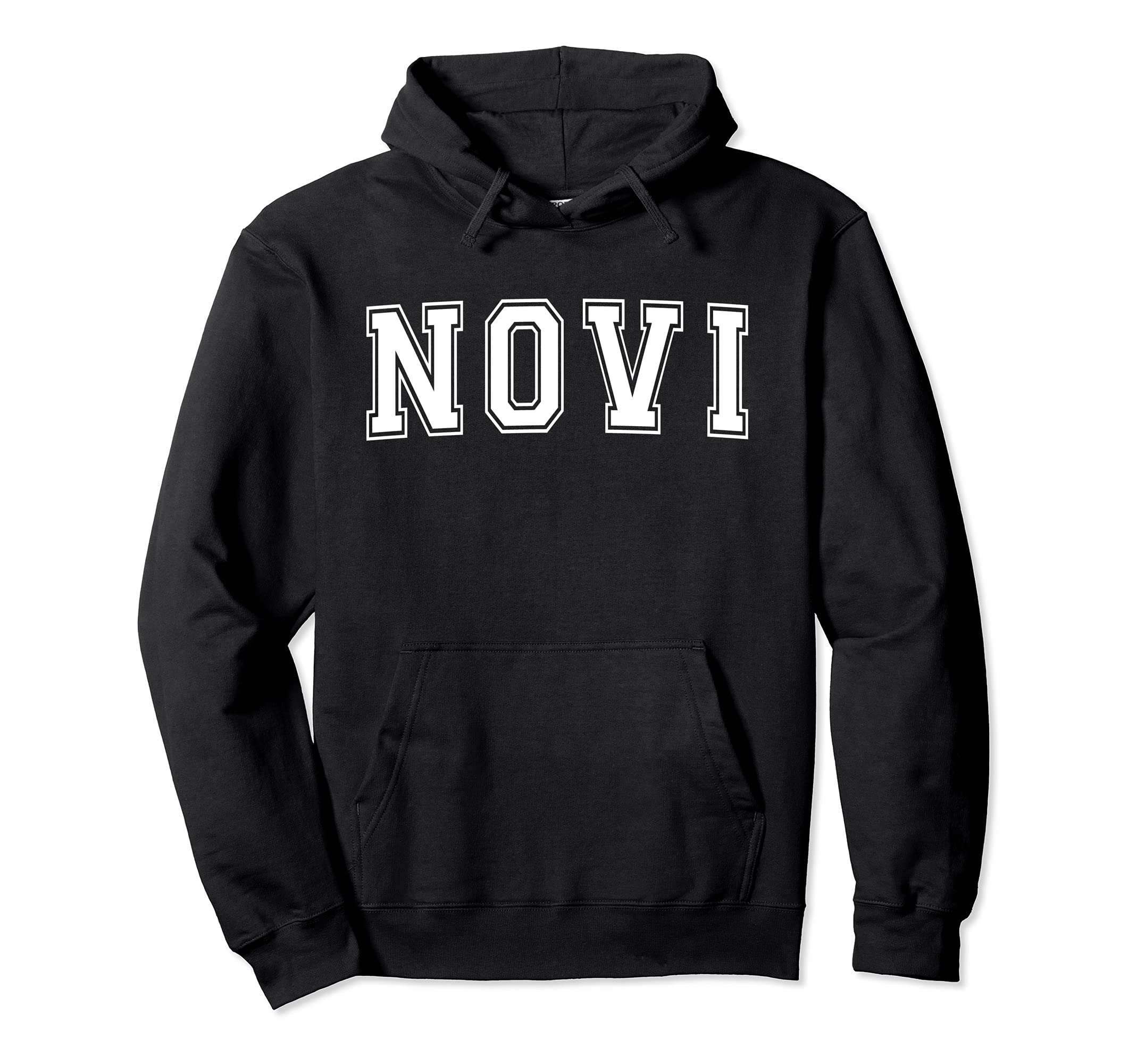 Novi Mi Michigan Usa Sports Varsity Hoodie - Graphic Print for Adults
