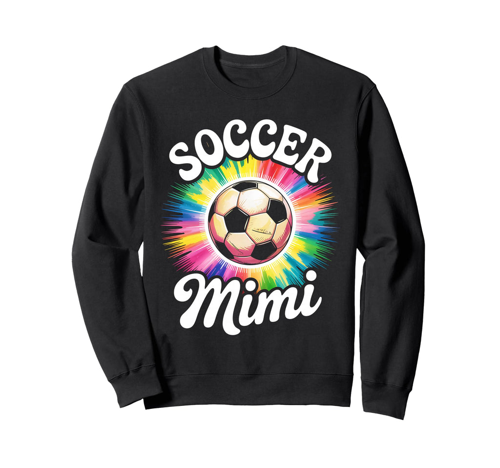 Soccer Mimi Grandma Tie Dye Sweatshirt - Graphic Print Men Women